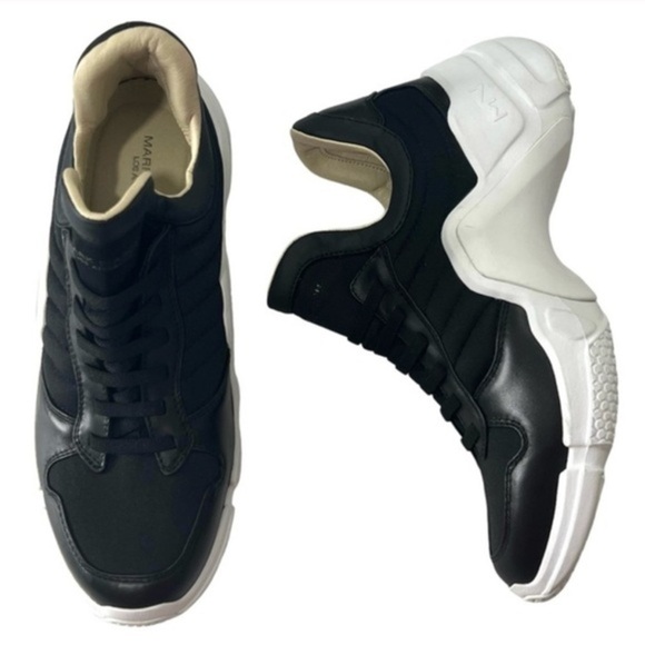 MARK NASON NEO BLOCK AMPED LEATHER SNEAKERS SIZE 8 - Picture 1 of 16